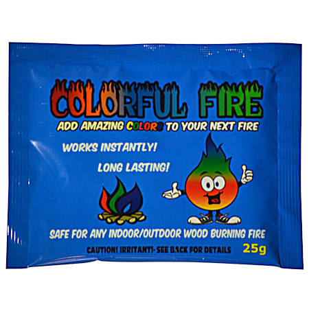 Fire Colorant for Indoor/Outdoor Wood Burning Fire