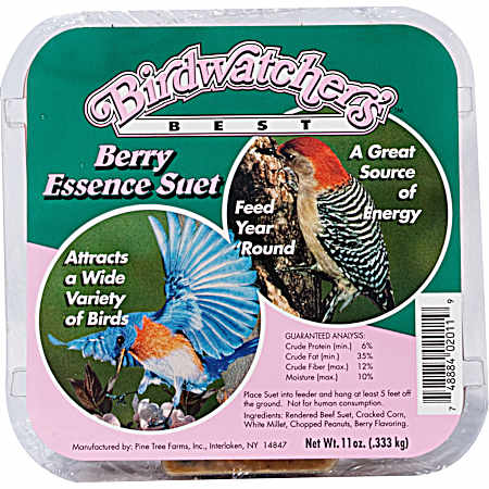 Birdwatcher's Best Berry Essence Suet Cake