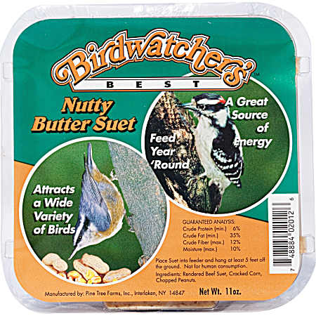 Birdwatcher's Best Nutty Butter Suet Cake