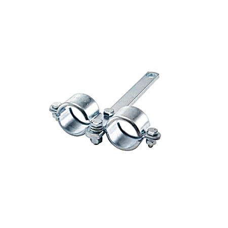 Double Break-Away Clamp for Hydraulic Couplers