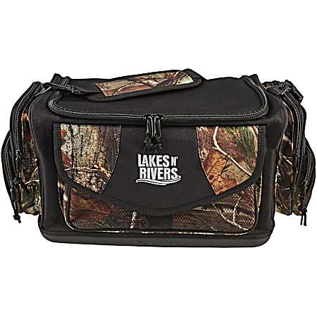 Camo & Black Softsided Zippered Tackle Bag