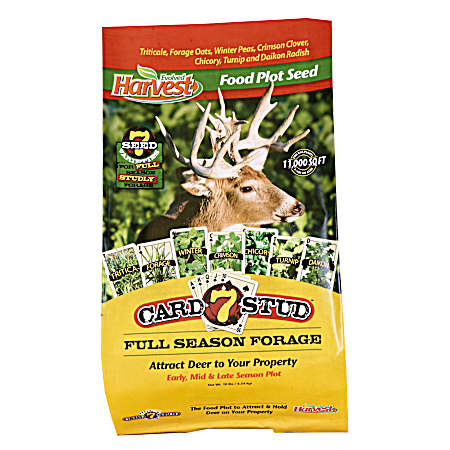 10 lb 7 Card Stud Food Plot Seed