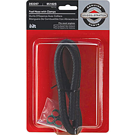 Replacement Fuel Hose w/ Clamps