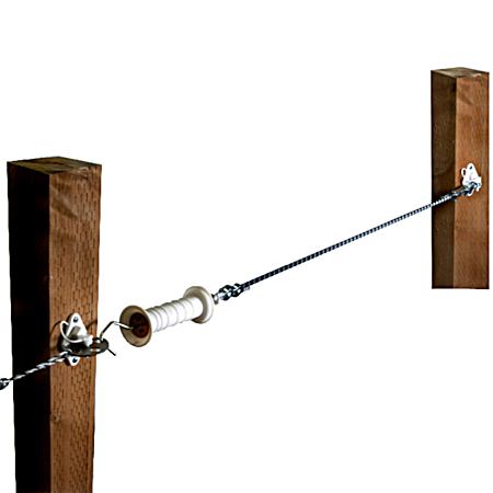 16 ft Black & White Electric Bungy Gate