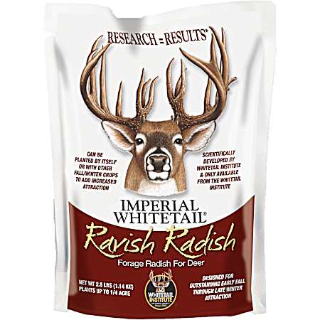 2.5 lb Imperial Whitetail Ravish Radish Food Plot