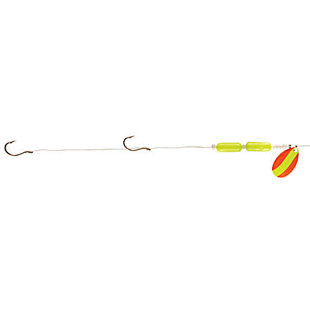 Floating Worm Harness - Orange Yellow/Yellow