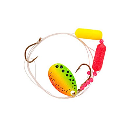 Floating Worm Harness - Firetiger/Orange Yellow
