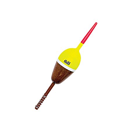 Balsa Spring Oval Floats - Fluorescent Top