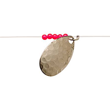 Red Devil Single Hook Spinner - Hammered Nickel