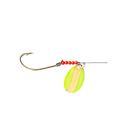 Chartreuse/Gold Red Devil Heart-of-Steel Spinner