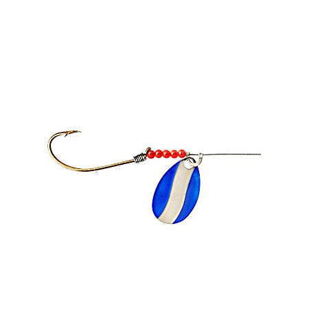 Blue/Chrome Red Devil Heart-of-Steel Spinner