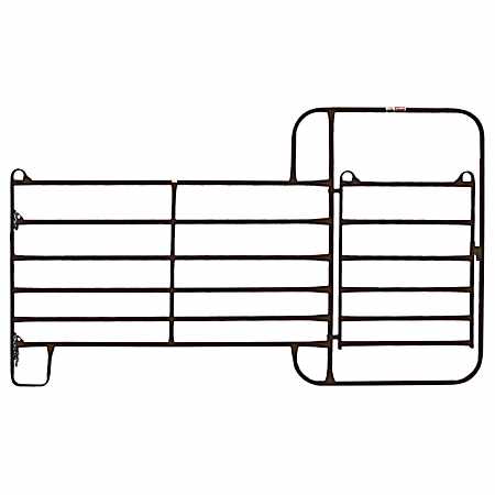 12 Ft. Brown Walk Thru Gate