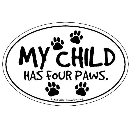 My Child Has Four Paws Magnet
