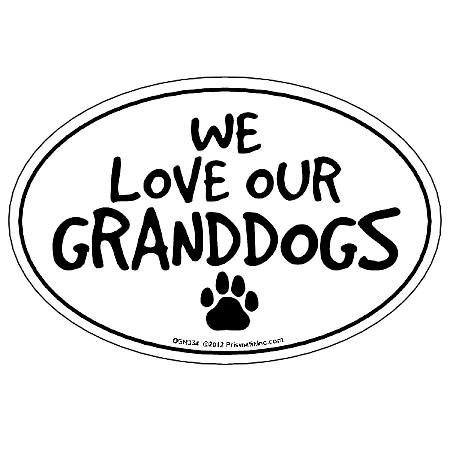We Love Our Granddogs Magnet