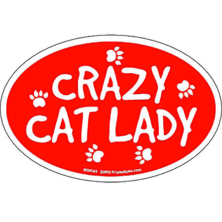Crazy Cat Lady Magnet