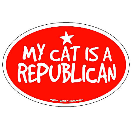 My Cat Is a Republican Magnet
