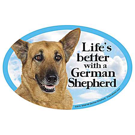 Life's Better with a German Shepherd Magnet