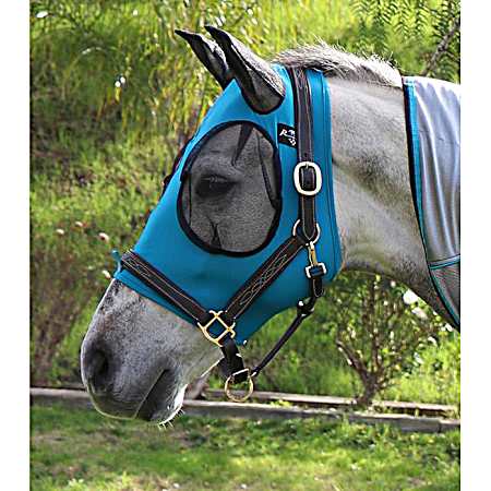 Comfort Fit Lycra Fly Mask - Pacific