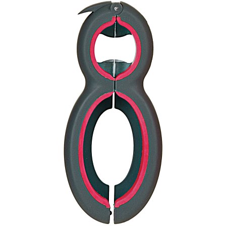 6-In-1 Multi Opener - Gray/Red
