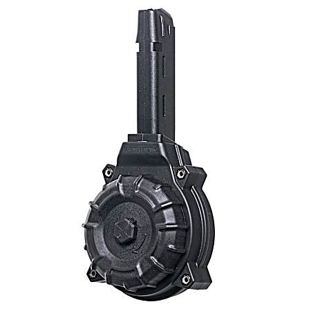 Glock 17/19 9mm (50) Rd Black Polymer Drum
