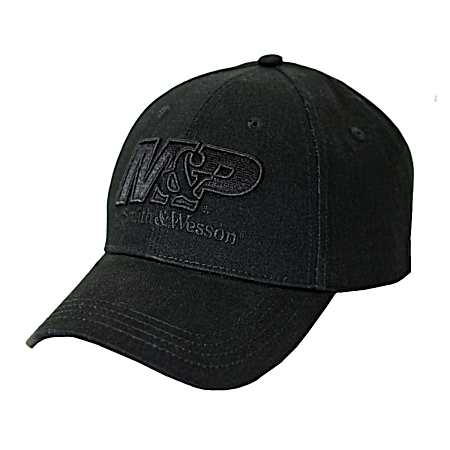 Men's Black M&P Logo Polyester Cap