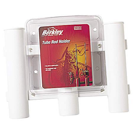 White Tube Rod Holder