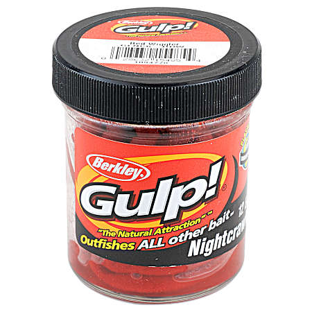 Gulp! Extruded Nightcrawler - Red Wiggler