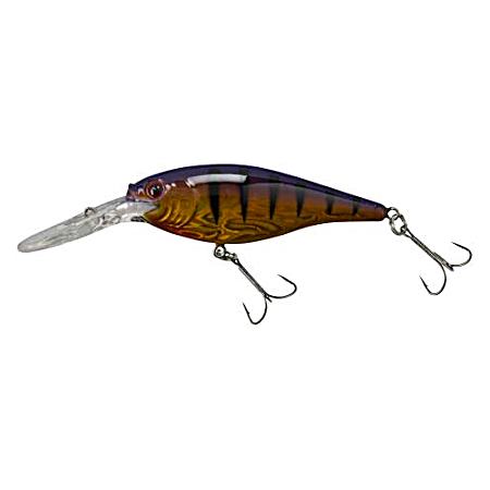 Flicker Shad Pro Slick - Slick Purple Bengal