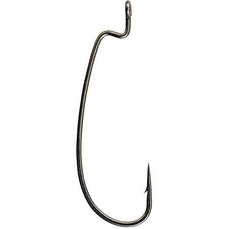 Fusion19 Hooks Offset Worm - Smoke Satin