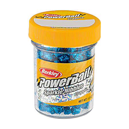 Blue Sapphire PowerBait Sparkle Crappie Nibbles