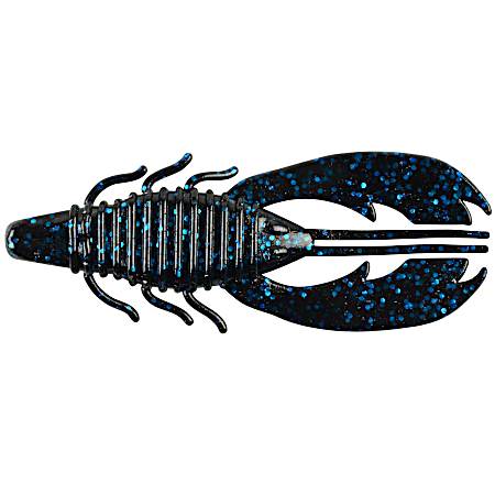 PowerBait Black Blue Flake Craw Fatty Plastic Crayfish