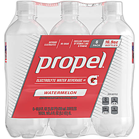 16.9 oz Watermelon Water w/ Electrolytes - 6 Pk