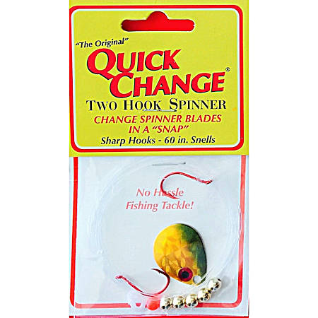 Fish Candy 2 Hook Spinner - Gold Shiner