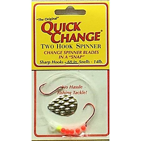 Diamond 2 Hook Spinner - Nickel