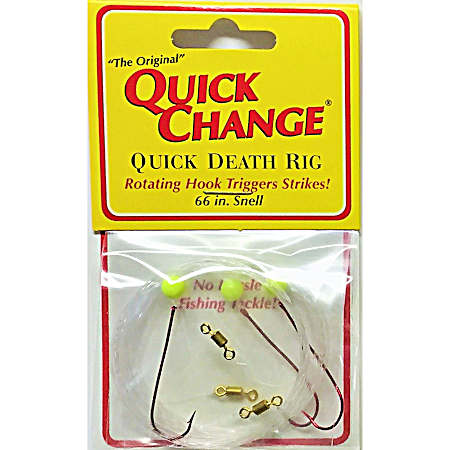 Chartreuse Quick Death Rig - 3 Pk
