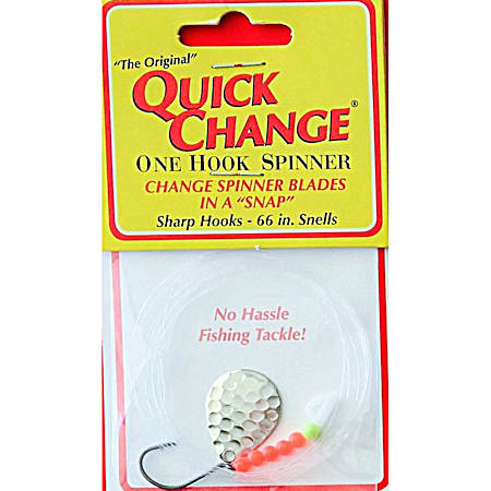 1 Hook Spinner - Hammered Nickel