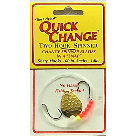 2 Hook Spinner - Ham Brass