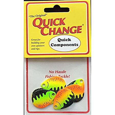 Crystal Spinner Blades 5/CD - Chartreuse Perch