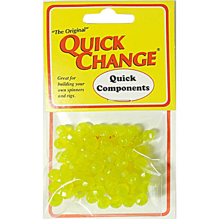 Faceted 6MM Beads - Chartreuse