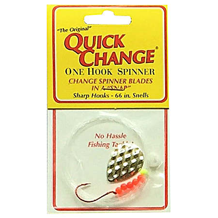 Diamond 1 Hook Spinner - Nickel