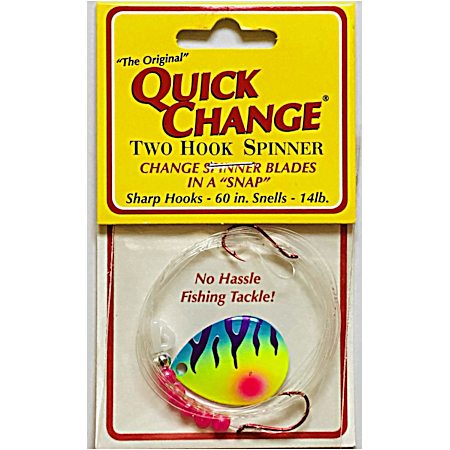 Voodoo Tiger Stripe 2-Hook Spinner Rig