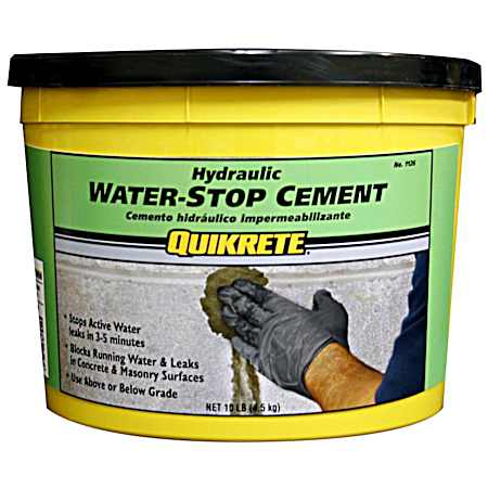Hydraulic Water-Stop Cement - 10 Lbs.