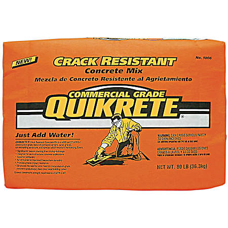 80 lbs Crack Resistant Concrete Mix