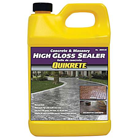 Concrete & Masonry High Gloss Sealer - 1 Gal.