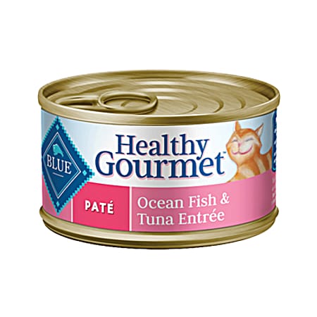 Healthy Gourmet Adult Ocean Fish & Tuna Entree Pate Wet Cat Food