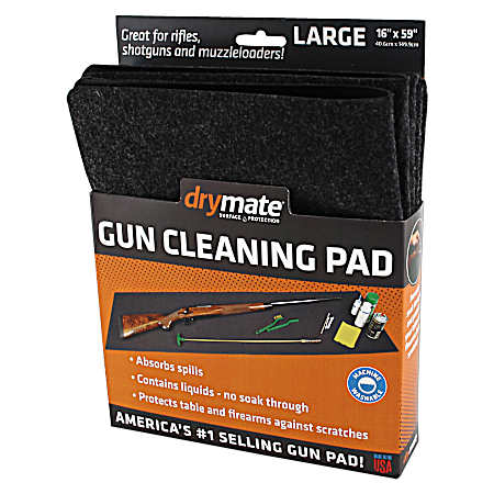 16 In x 59 In Large Gun Charcoal Cleaning Pad