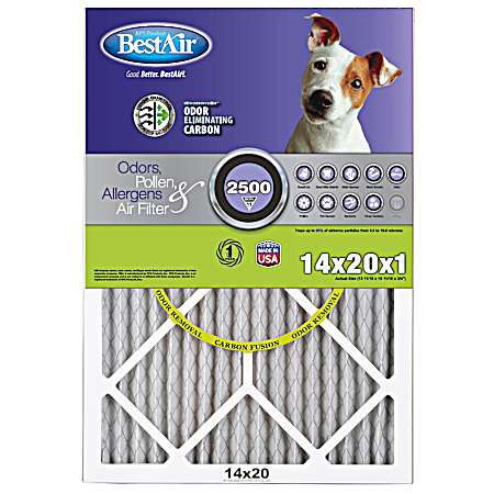 MERV 11 Carbon Infused Pleated Pet Filter
