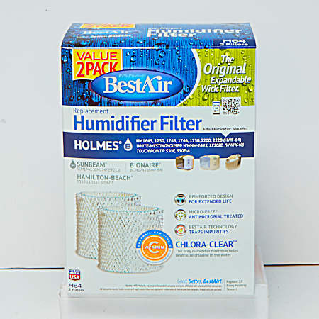 H64 Value Humidifier Replacement Wick Humidifier Filter - 2 Pk.