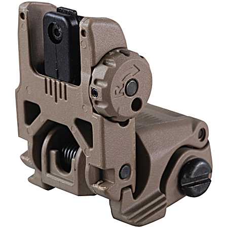 MBUS Flat Dark Earth Flip-Up Rear Sight