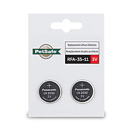 3V Litium Coin Cell Batteries for Bark/Training Collars - 2 pk